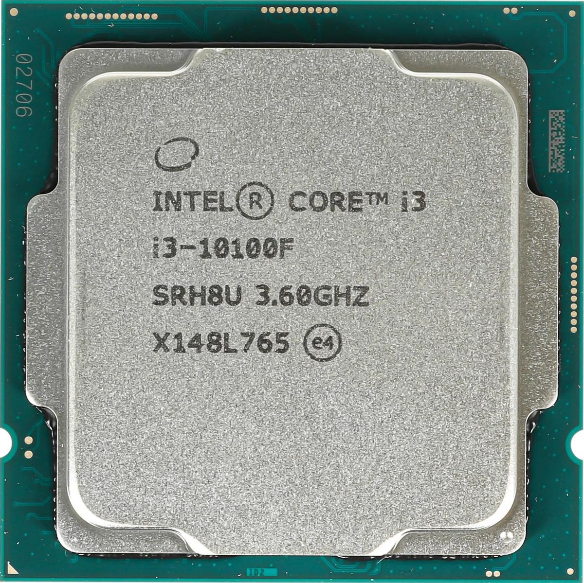 Процессор Intel Core i3 10100F, LGA 1200,  OEM [cm8070104291318 srh8u]